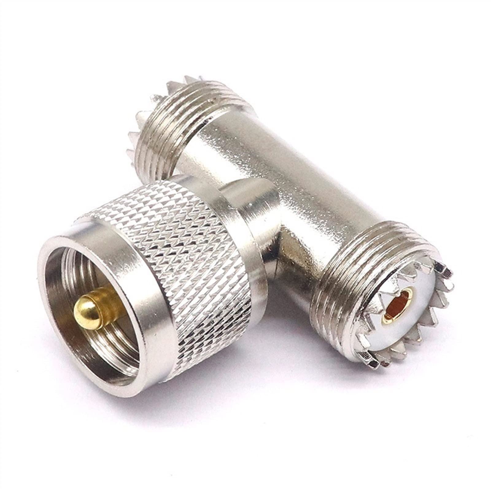 Adaptador coaxial UHF de dos salidas hembra para solucionar la falta de puertos en tu radio