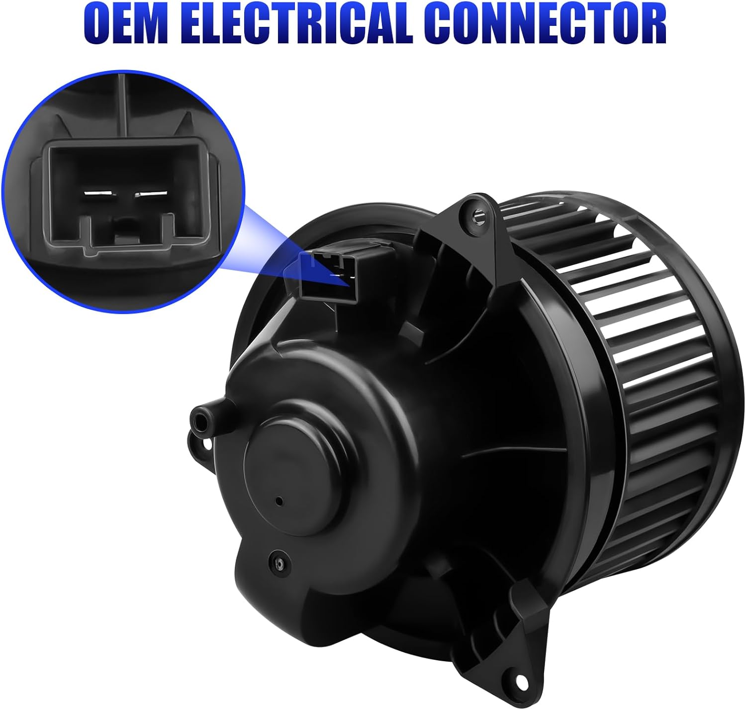 HVAC Blower Motor Fits for Ford Focus 2000 2001 2002 2003 2004 2005 2006 2007, 2010-2013 Ford Transit Connect AC Heater Blower Motor Fan Replaces# 700105, YS4Z 19805 AB