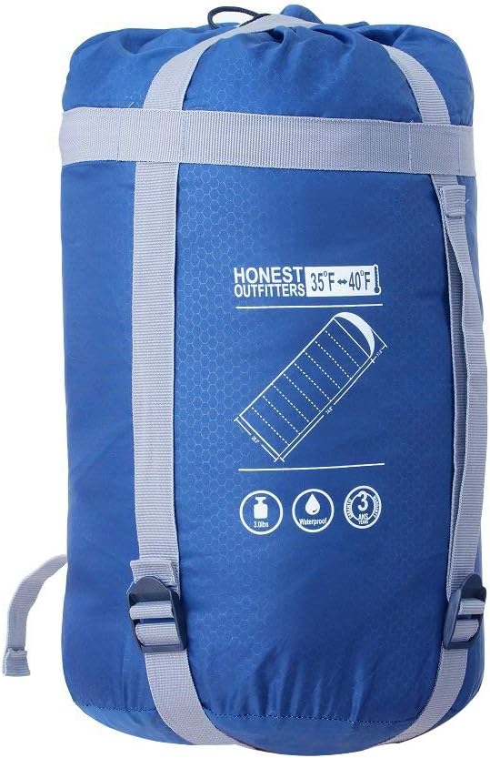 HONEST OUTFITTERS Stuff Sacks for Sleeping Bag(Navy Blue)
