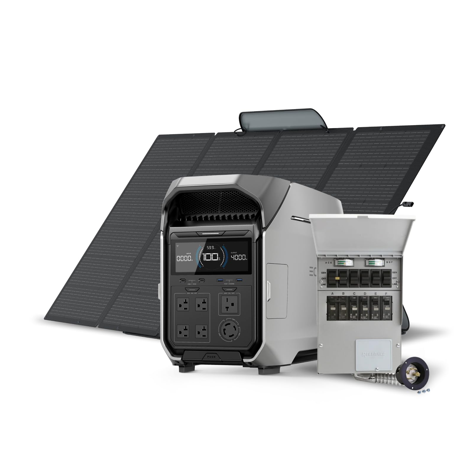 Amazon.com : EF ECOFLOW Solar Generator 4096Wh DELTA Pro 3 with