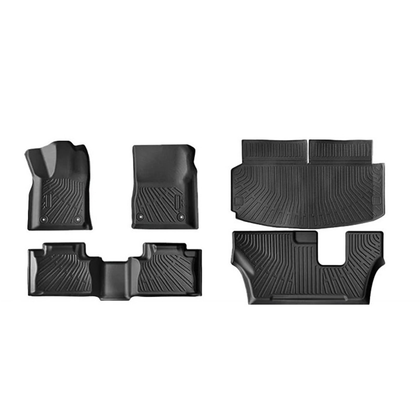 maty samochodowe Mata do bagażnika na oparcie Akcesoria | Do Dodge Durango 2016-2026 6/7 miejsc dywaniki samochodowe(7 seats Trunk mat)