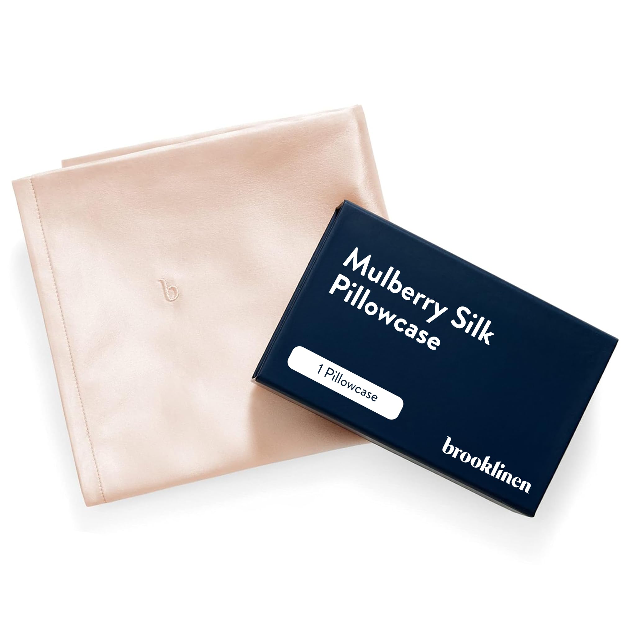 Brooklinen Mulberry Silk Pillowcase Blush
