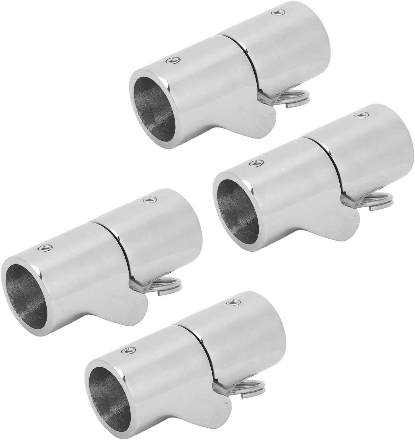 Astibym 316 Stainless Steel Boat Pipe Connector Folding Swivel Coupling Tube Joint Fittings for Marine Yacht