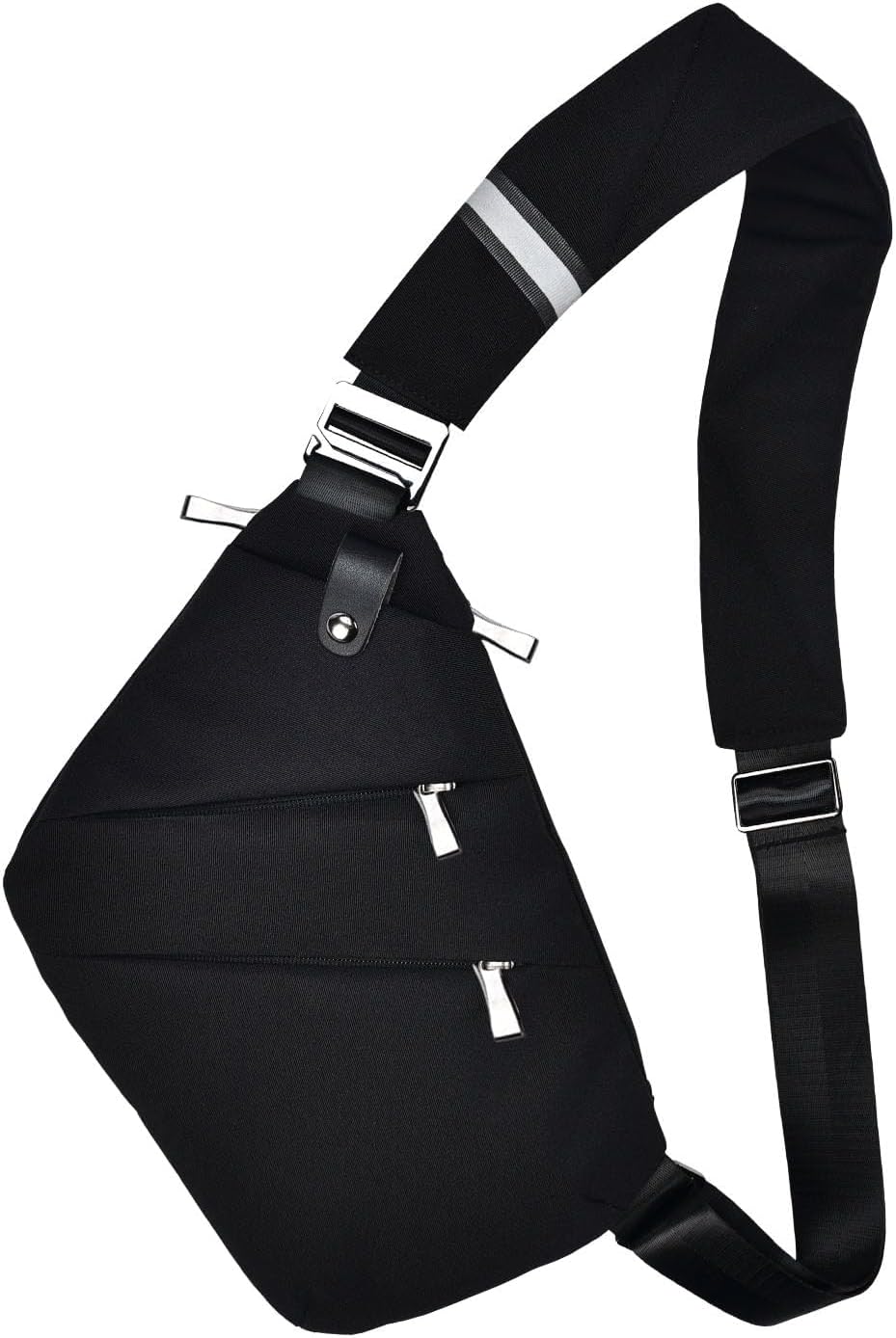 Multi-pocket Chest Bag, Anti-Theft Shoulder Bag, Waterproof Sling Crossbody Bag, for Men Bicycle Hiking Jogging