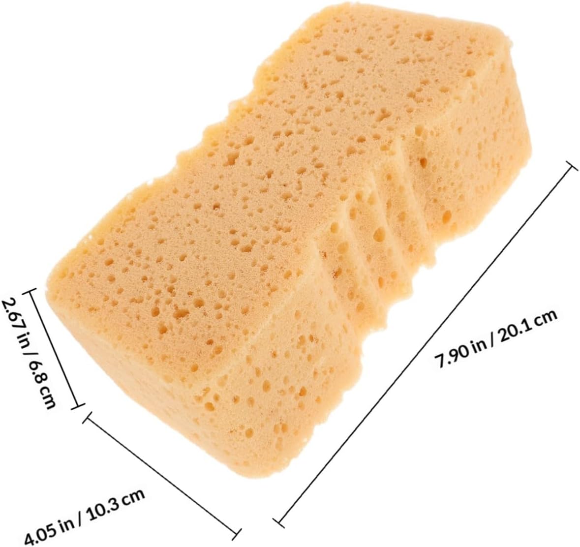Cabilock 2pcs High Absorbent Car Wash Sponge Non-Scratch Foam for Cars and Household Cleaning Versatile Thick Sponges for Washing and Gentle Care