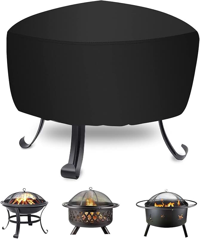 fire pit cover 48 inch round