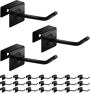 Ikee Design 24 Pcs Small Metal Panel Hook Hanger for Hanging Tower, Clot...