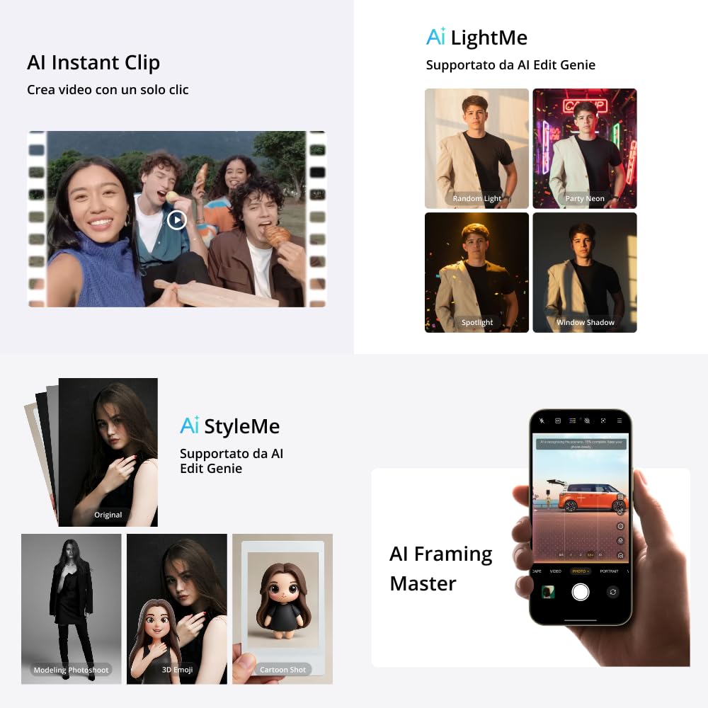realme 16 Pro 5G Smartphone, Fotocamera Periscopica Sony, 8GB RAM +512GB ROM, Display Curvo 120Hz, Dimensity 7300 Max 5G, Ricarica 67W SUPERVOOC, Dual SIM Android, Viola orchidea
