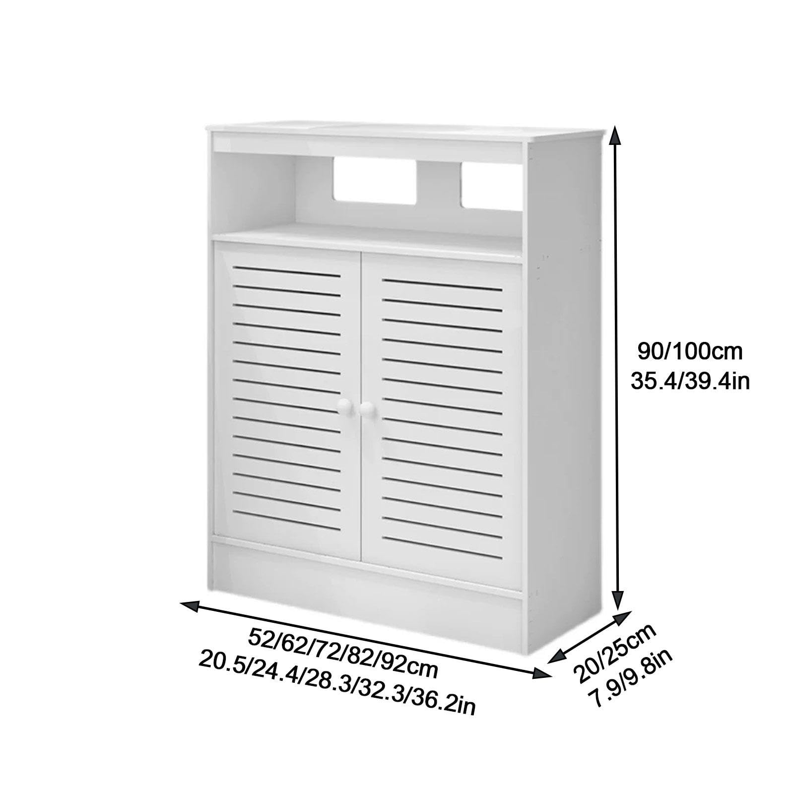 Moderne PVC Cache radiateur Etagere radiateur Blanc Lattes de ventilation