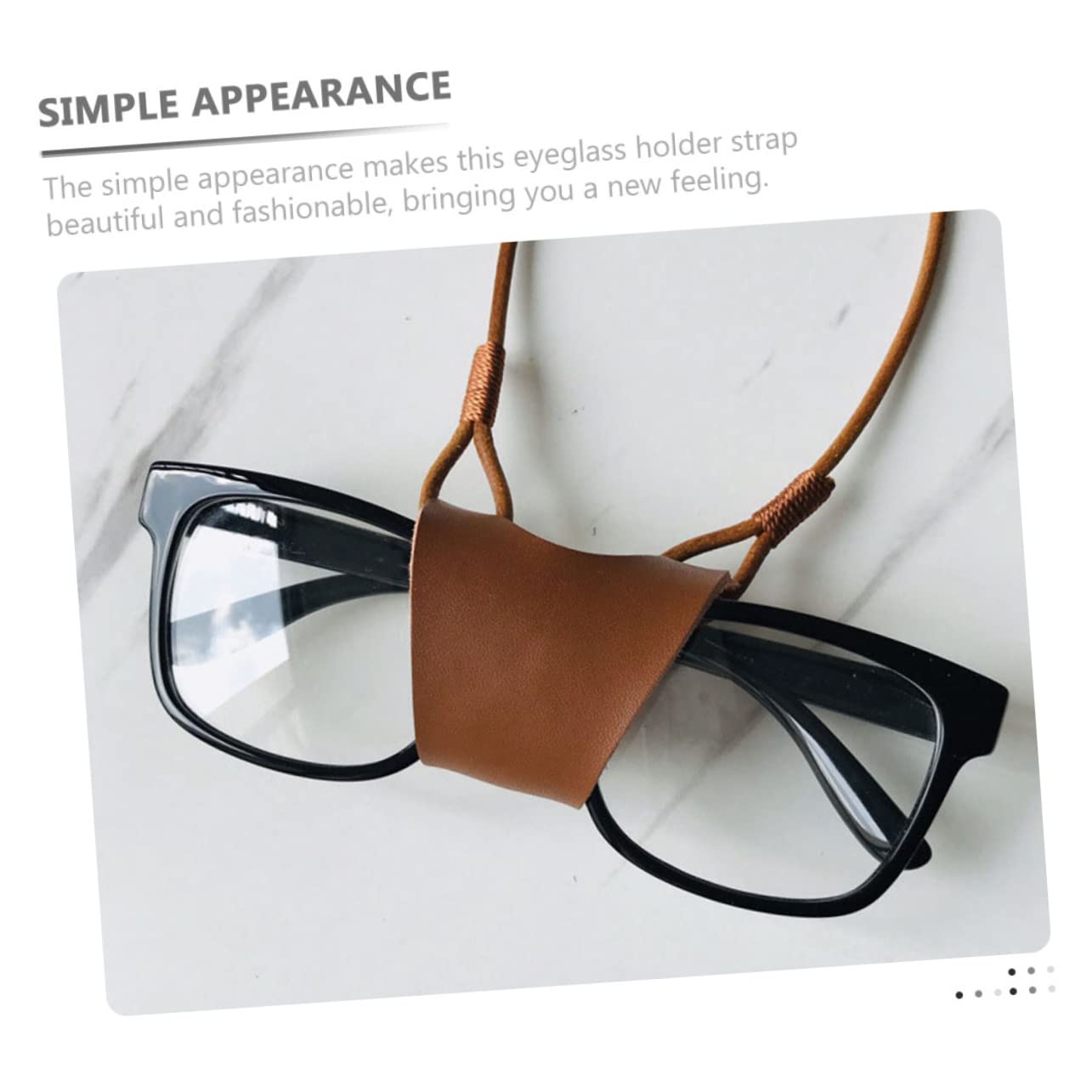 DOITOOL 5pièces Lanière Cuir Pour De Soleil Vue Unisexe Avec Attache Confortable Pour Facile Cou
