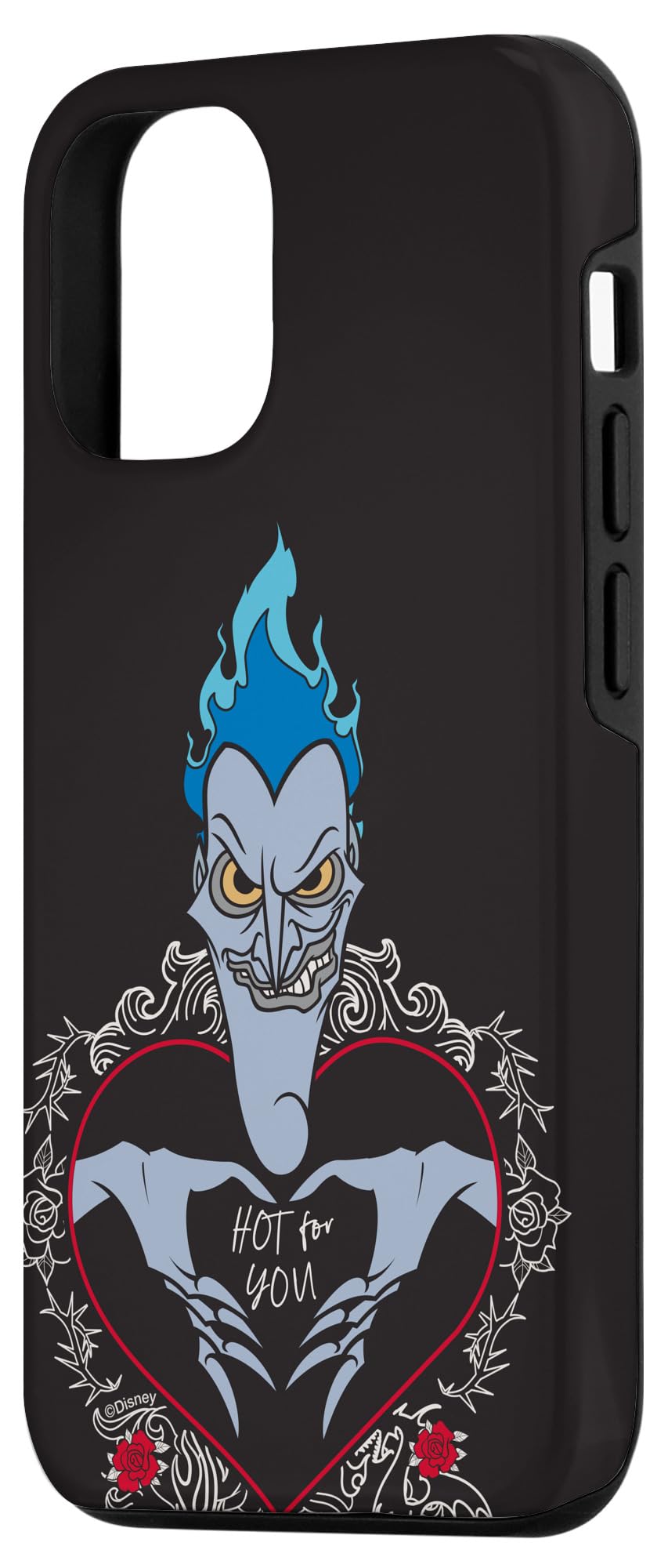 Custodia per iPhone 12/12 Pro Disney Villains Hades Hercules Hot For You San Valentino