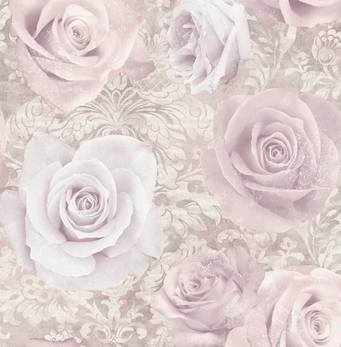 NextWall Reverie Floral Peel and Stick Wallpaper (Light Pink)
