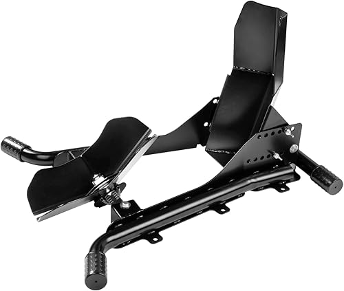 Miniatura 2 de Soporte ajustable para rueda de motocicleta, soporte de rueda resistente, soporte delantero de motocicleta, soporte de remolque de acero de alta