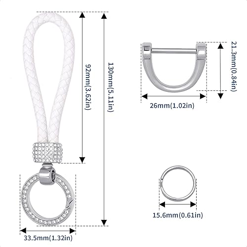 Miniatura 6 de llavero Bling Rhinestones llavero