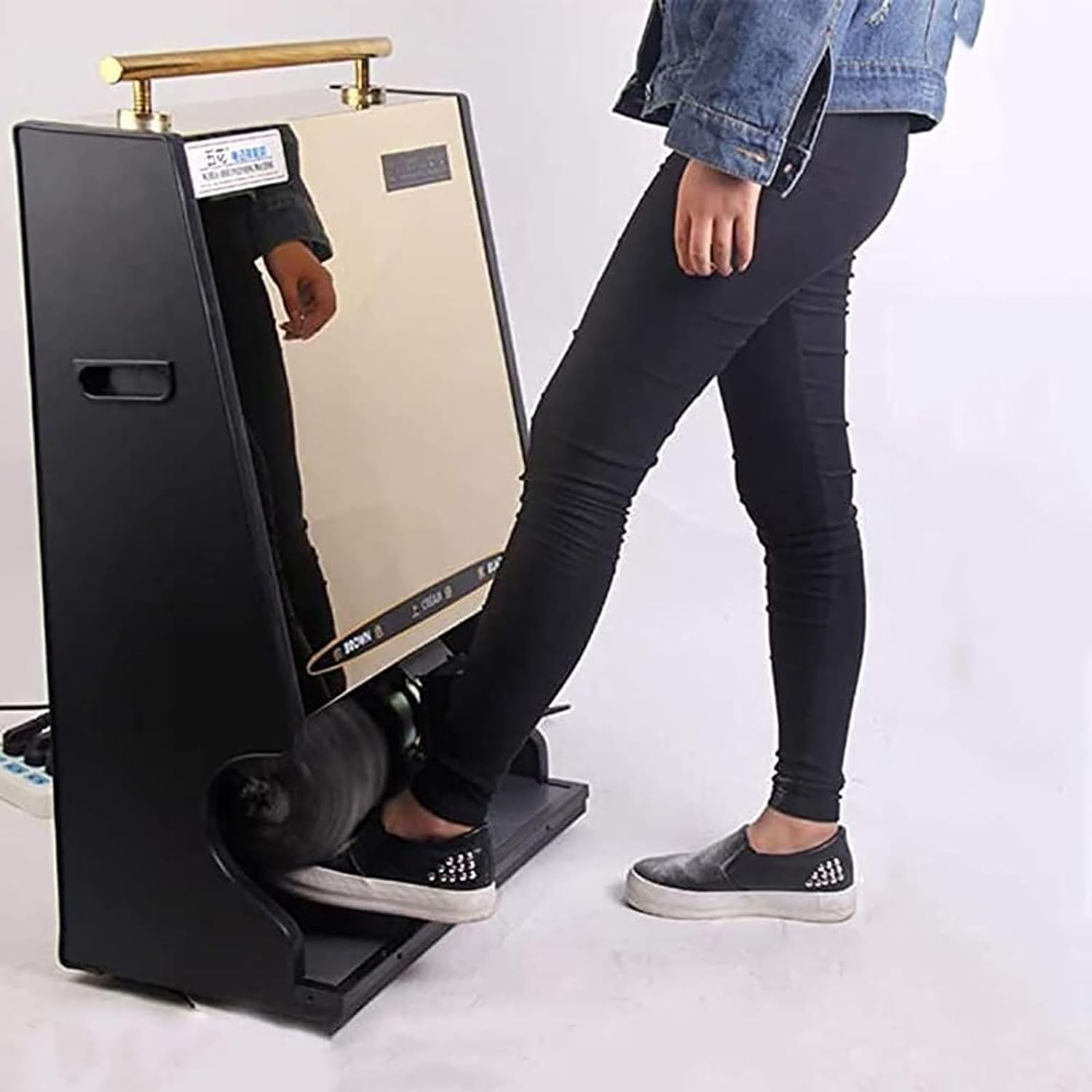 Elektrische Schuhpoliermaschine, Automatischer Schuhputzer mit Doppelbürsten, reibungsloser Betrieb, Überhitzungsschutz, ideal für Zuhause, Hotel und gewerbliche Nutzung