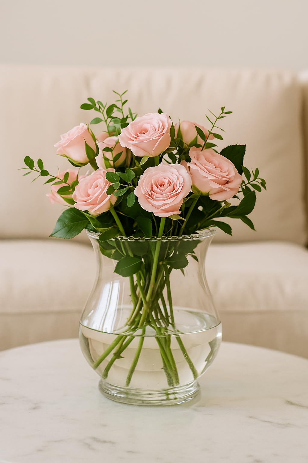 SHOBHANA ENTERPRISES Premium Crystal-Clear Round Glass Vase Bowl | Multipurpose Fish Bowl, Terrarium, Table Centerpiece, Home Décor, Flower Arrangement & Candle Display – 4 Inch Bell Jar (Transparent)