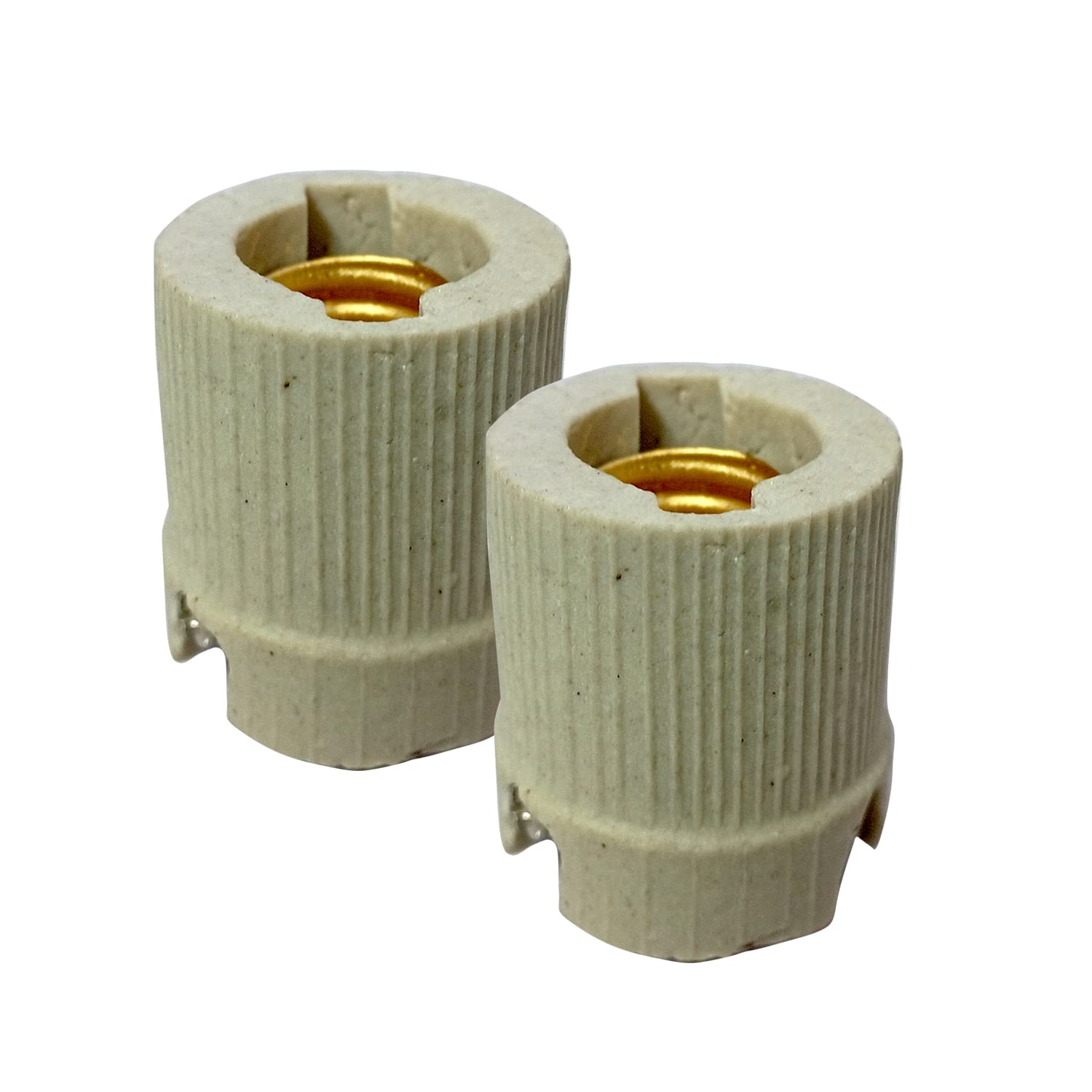 Venus Aqua Ceramic Made Lamp Bulb Holder for E14 Base Screw Light Socket Heat-resistant, Anti-burning, No Fire Hazard (E14 HOLDER 2PCS)-image-8