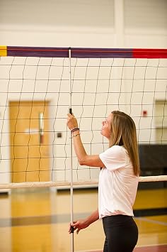 Tandem Sport Precise Height - Volleyball Net Measure Pole - 4 Pre-Set Net Heights - Volleyball Official Equipment
