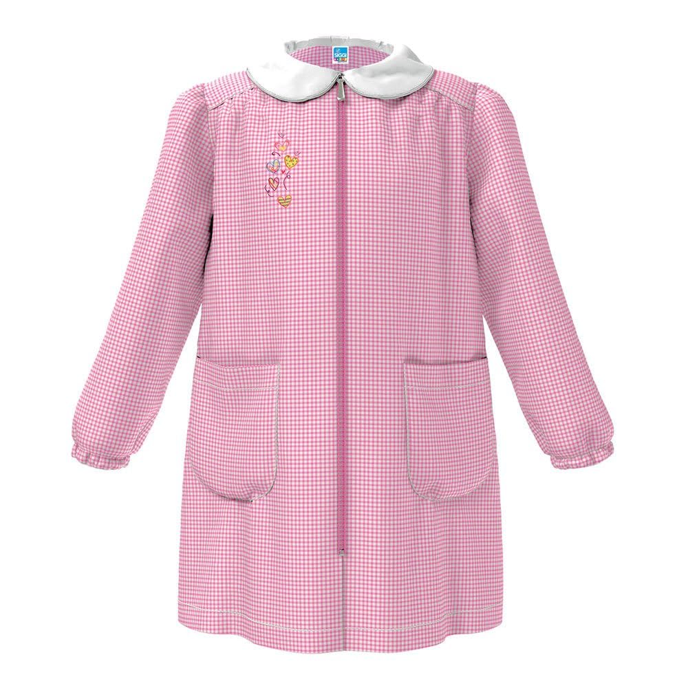 Grembiule Asilo Bambina SIGGI 33GR4031 Cuori Colorati Zip