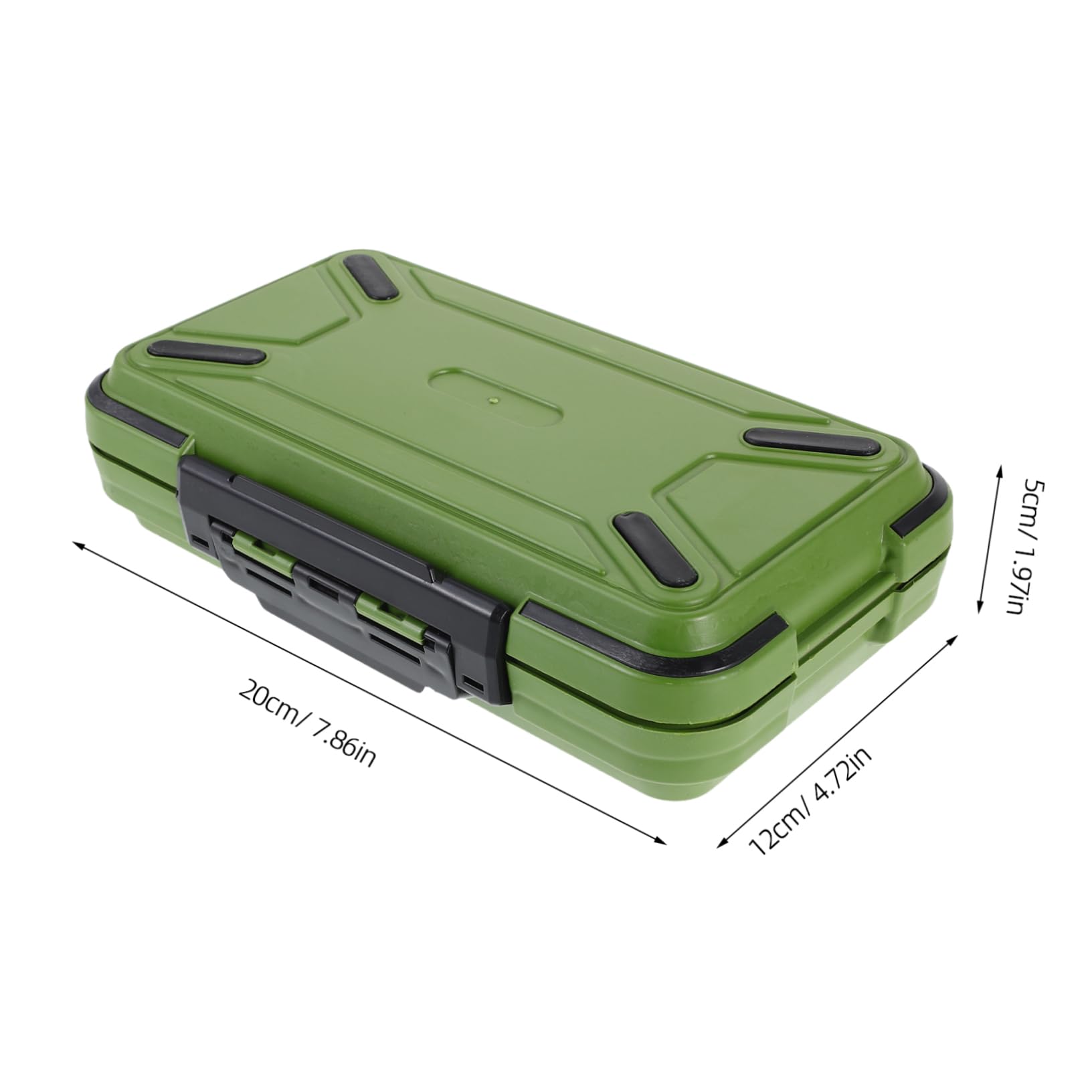 VANZACK Double Sided Fishing Portable Multi Functional Organizer for Baits Hooks Accessories Durable Storage Container for Freshwater Saltwater Fishing Scenarios