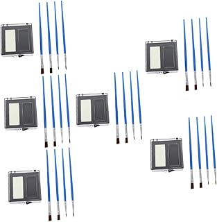 SEWACC 6 Conjuntos De Pigmento De Maquiagem De Palhaço Kit De Maquiagem De Palhaço Terno De Palhaço Preto E Branco Pintura Facial Kit De Paleta De Pintura Facial Óleo De Pintura Facial