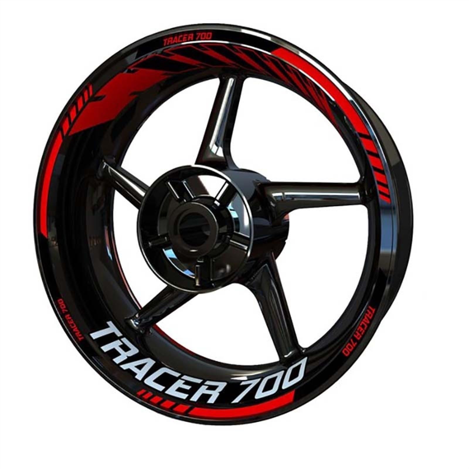 Motorcycle Accessories Wheel Stickers for Yamaha Tracer 9 900 7 Gt 9gt Motorbike Rim Decals Decorative(Color22)