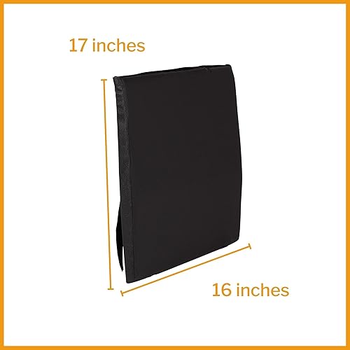 Miniatura 4 de McKesson Cojín de respaldo para sillas de ruedas y silla de oficina, soporte lumbar, espuma, 16 x 17 pulgadas, 1 unidad