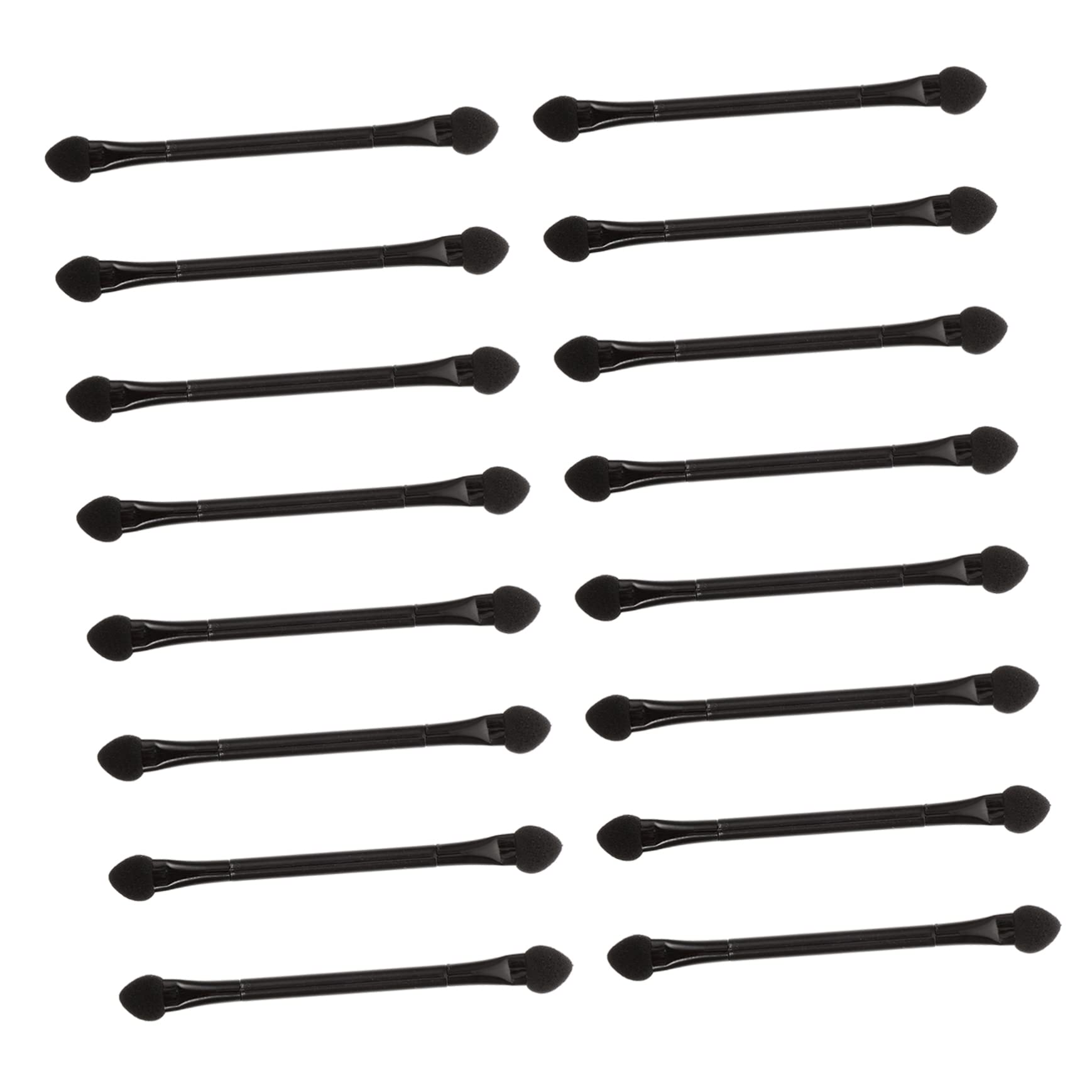 Didiseaon Dual-ended Eye Makeup Tools 30pcs Sponge Eyeshadow Applicators Gentle on Skin No Powder Fall for Professionals Home Use