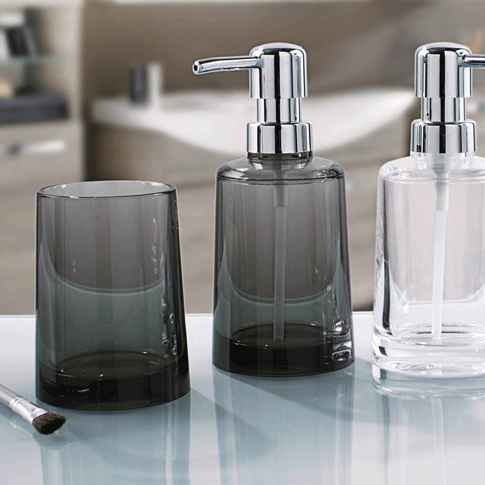 Dispenser di Sapone Liquido da Bagno da 237 ml (8,1 oz) con Pompa Manuale, Adatto per lavelli da Cucina e Dispenser da appoggio (Colore: Oro)