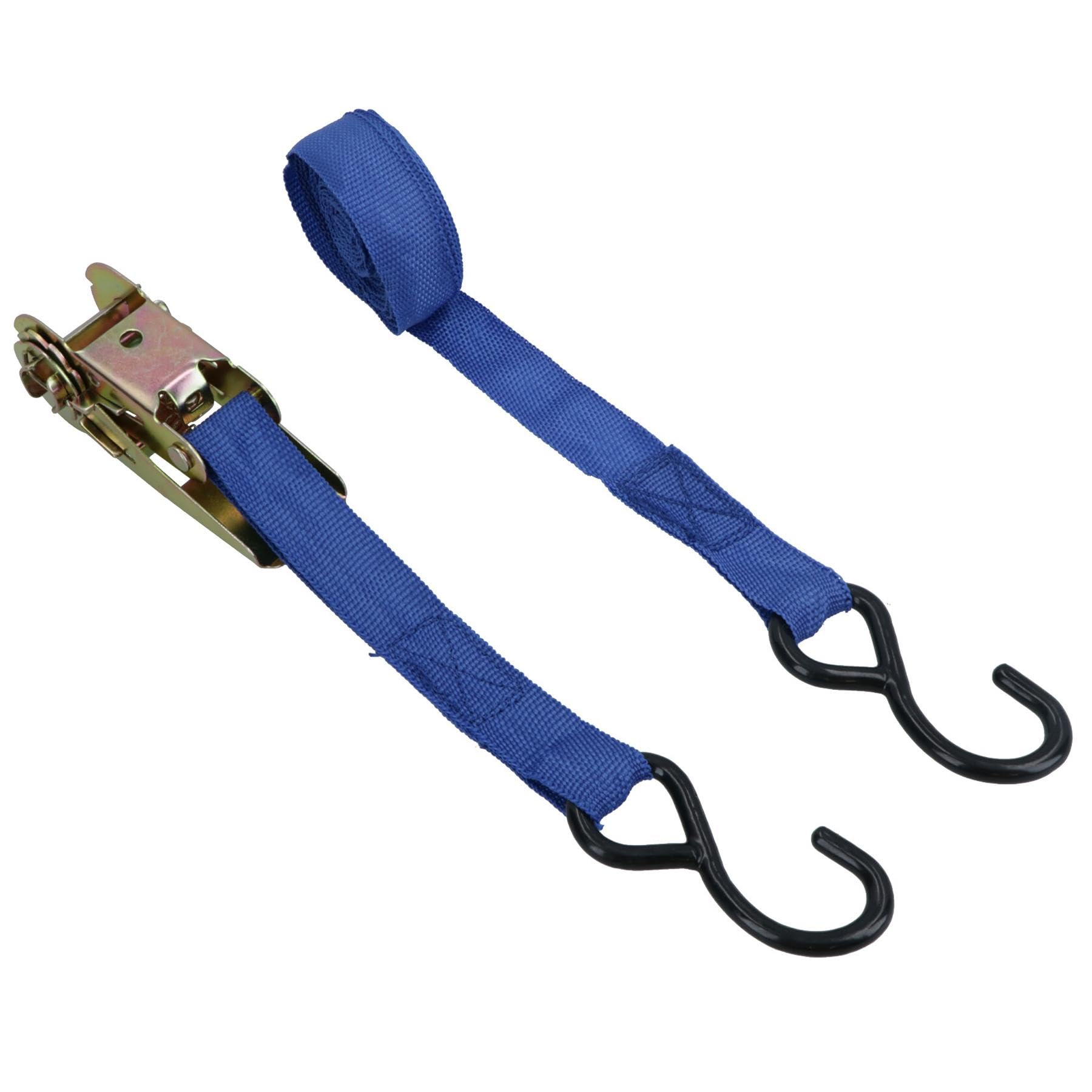 15ft Ratchet Tie Down Holding Strap Roof Rack Car Trailer Cargo Lash TE674