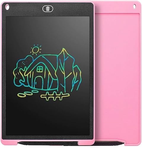 Lousa Infantil Digital 8,5 Lcd mágica - ROSA - Escrita COLORIDA - Q2TEK