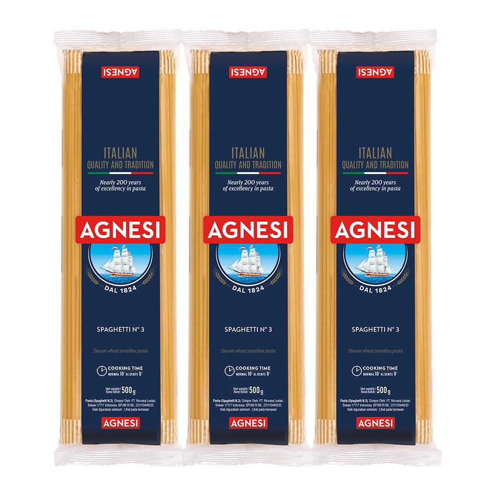 Spaghetti Pasta, 500g, Pack of 3, Product of Italy
