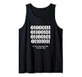 Funny Computer Binary Code Geek Programmer Developer Tank Top