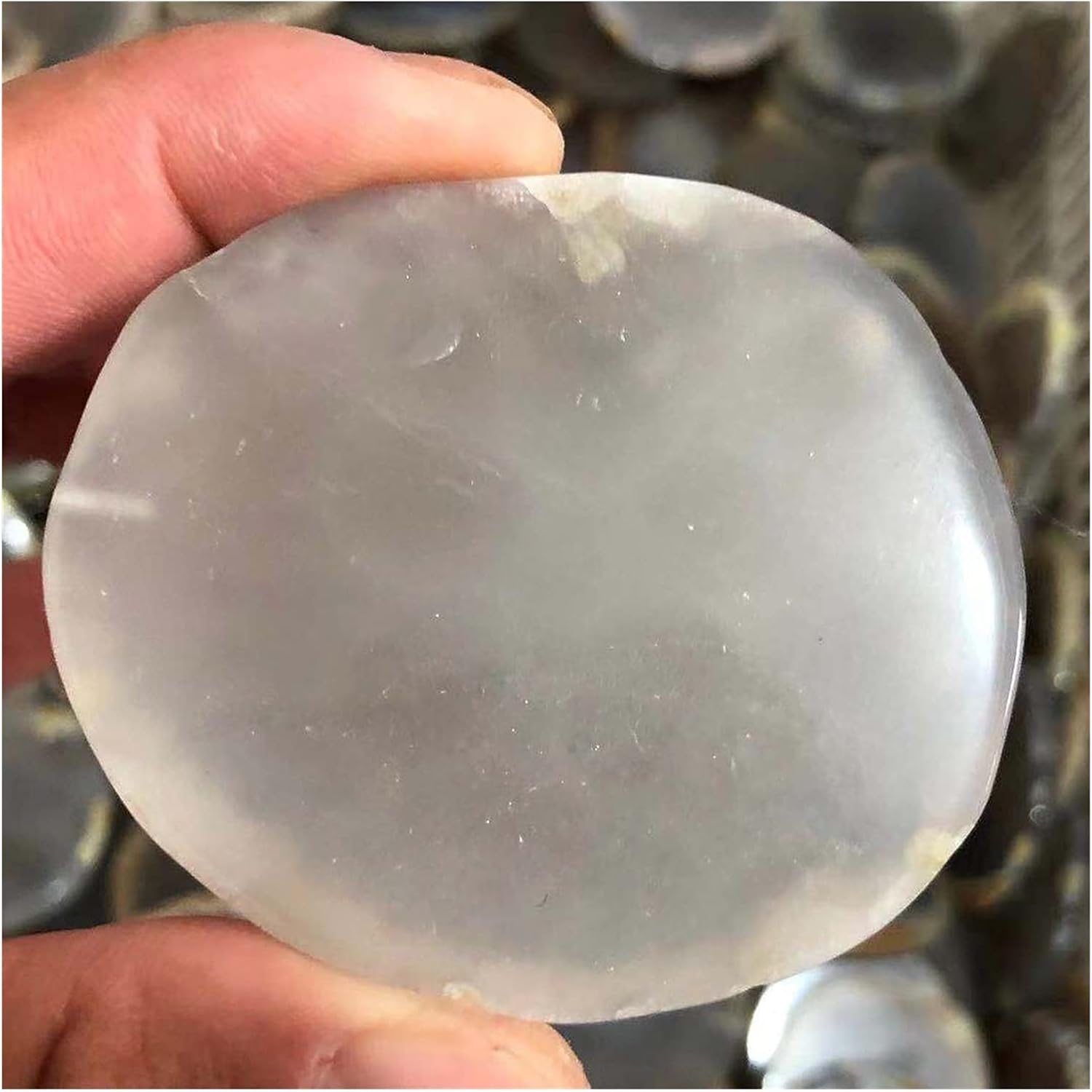 FIDEMM Natural Crystal Rough Natural Crystal Gemstone Stone Rough Agate Slice for Very Beautiful Agate Sample Nature Stones (Size : 5pcs)