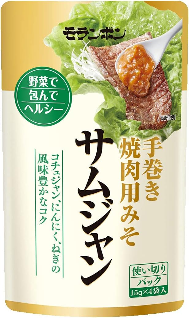 Moranbon Korea of ??sauce Ssamjang 60g (15gX4P) X10 pieces