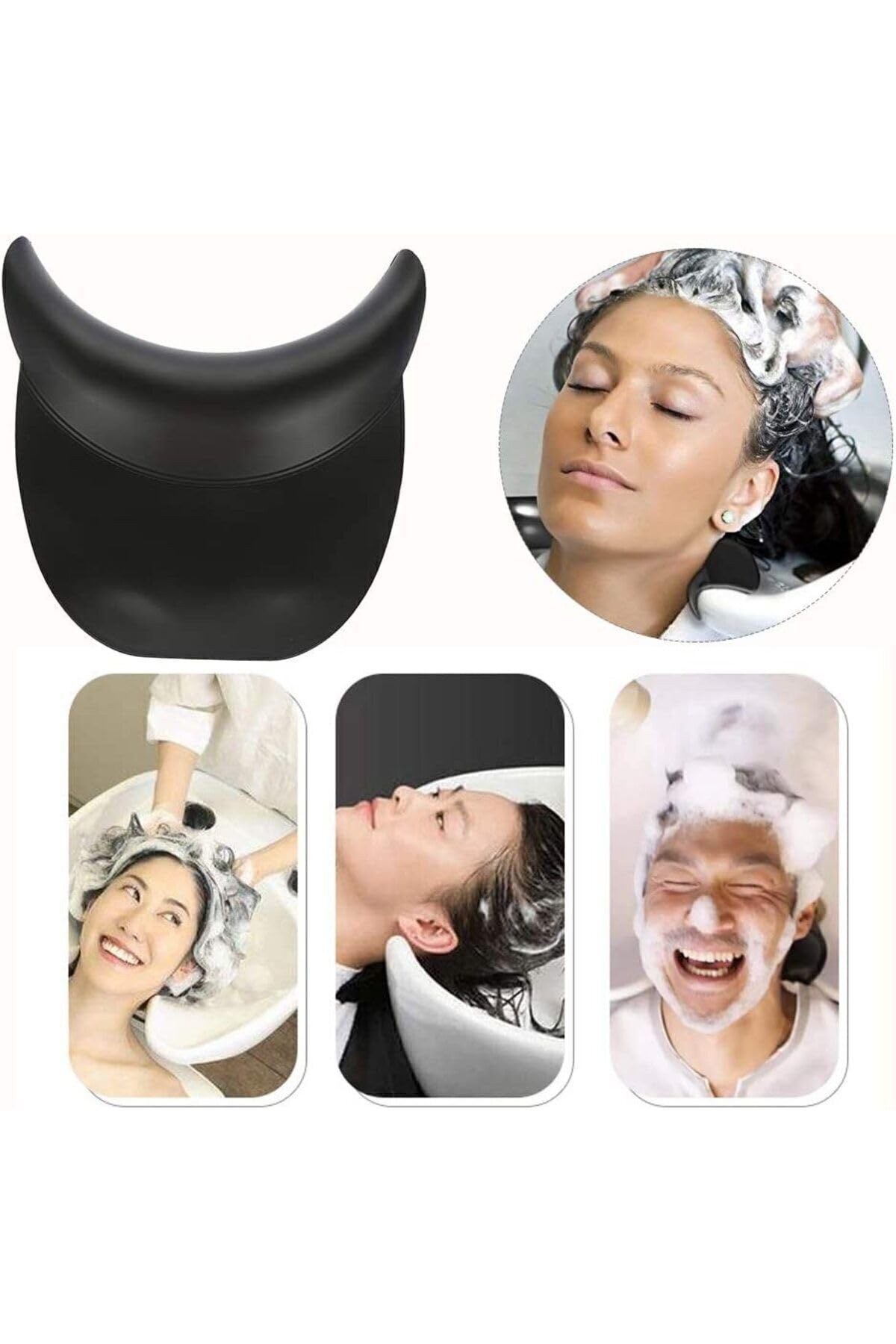 Transformacion Kuaför Boyun Desteği Yastığı Profesyonel Salon Boyun Yastığı Silikon Jel 717477