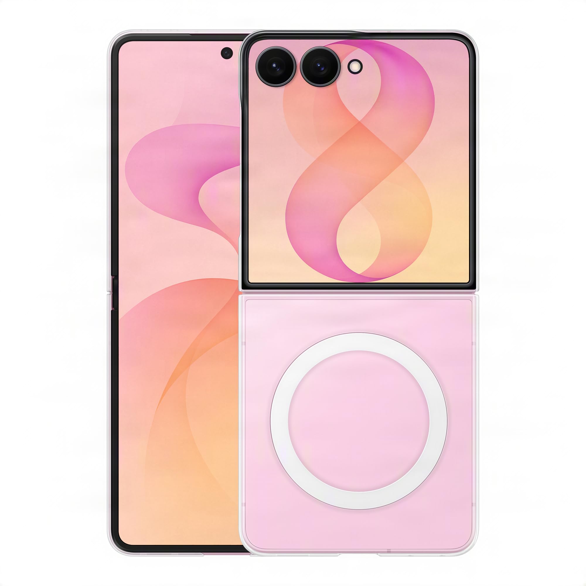 Samsung Clear Magnet Case For Galaxy Z Flip8 Transparent Ef-Cf776ctegww