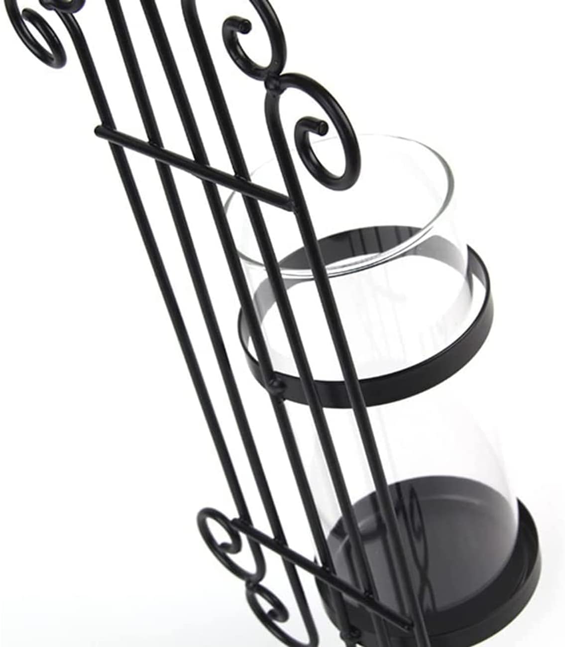 Wall Hanging Candle Holder Sconce, 2pcs Hanging Wall Mounted Candle Holder Metal Candle Wall Sconces for Bedroom, Dining Room, Bathroom Bedroom,Gold