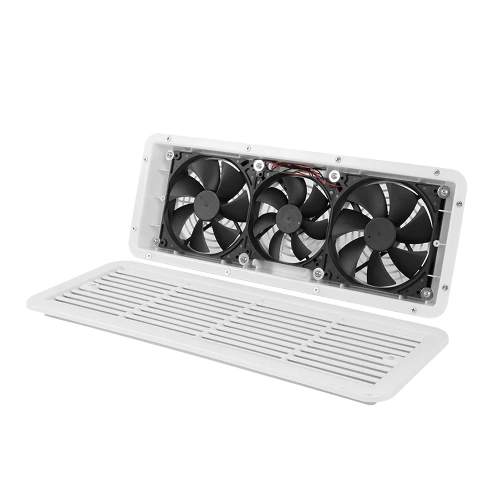 12V RV Belüftung Lüfter Caravan Vent und Fan Weiß Lufteinlass Outlet Auspuff Fans, Witterungsbeständig