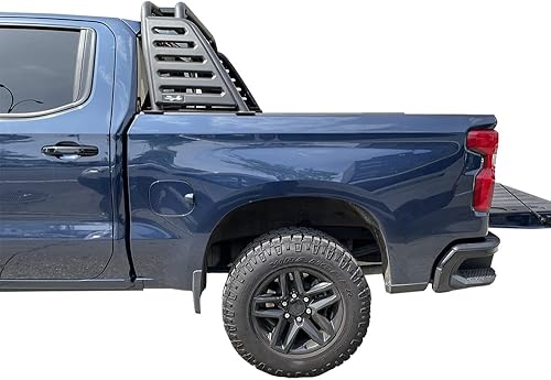 Vanguard VGRB-2247BK - Barra enrollable para cama RL-C negra  Se adapta a camiones 07-24 de tres cuartos y 1 tonelada