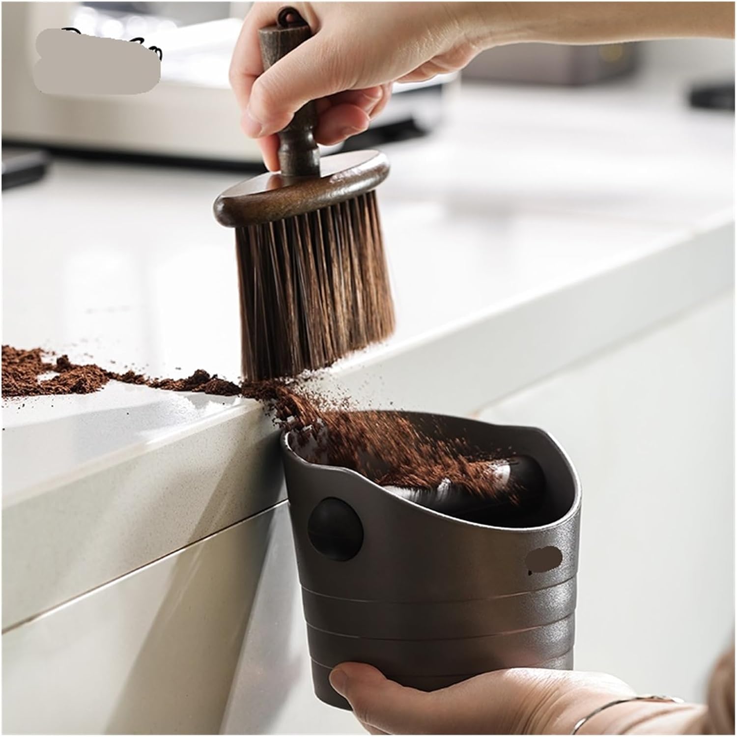 MeLphi Coffee Grounds Bucket Household Espresso Large Pressed Powder Knocking Powder Bucket to Collect Waste Residue Storage Tool Knocking Powder Bucket(Blue)