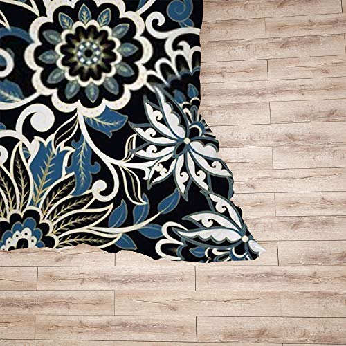 Housse de couette fleurie grand lit Queen parure de lit 3 pièces en polyester sans repassage