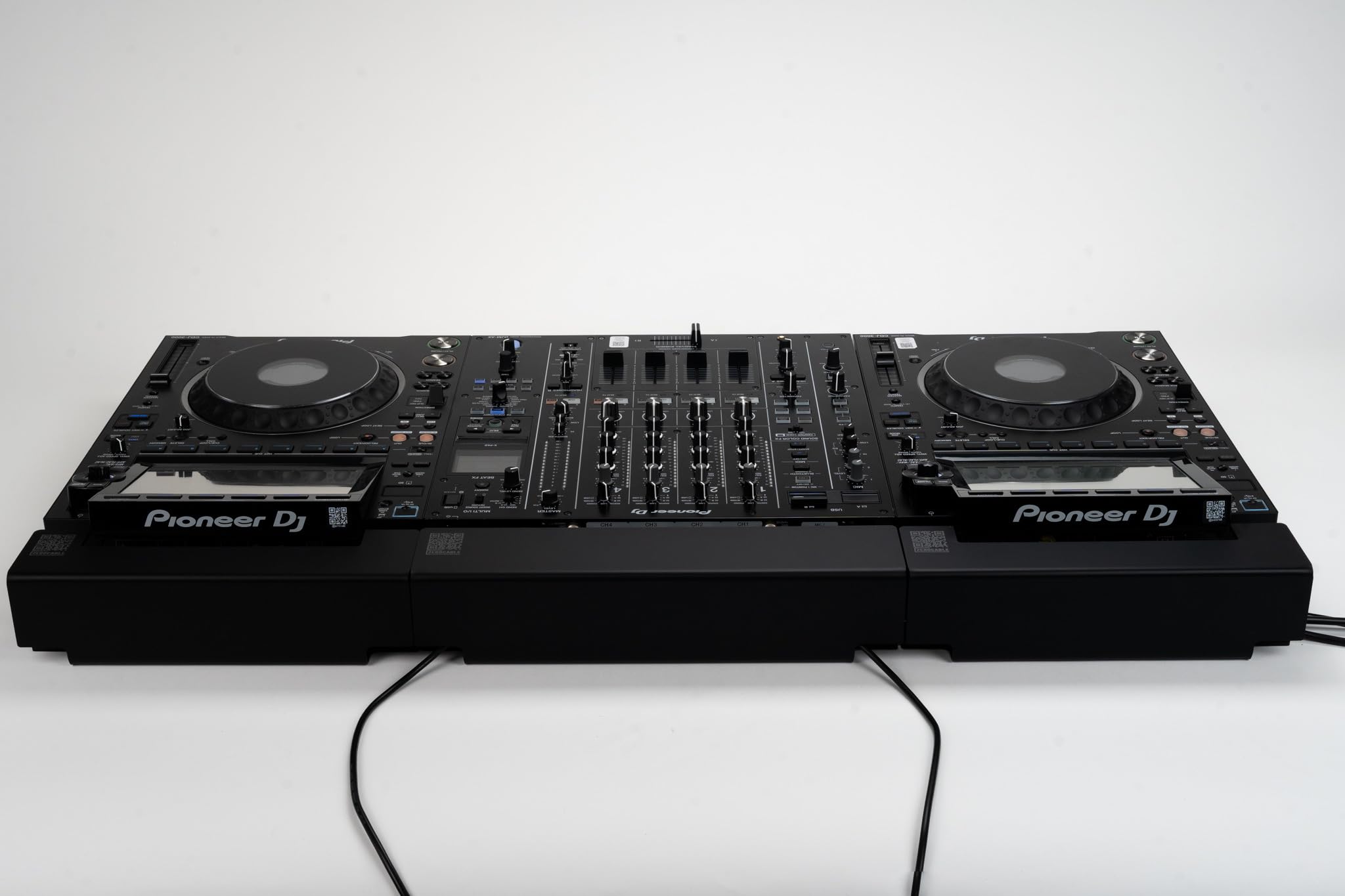 Copertura per cavi compatibile con Pioneer CDJ 3000, con canalina per cavi integrata, minimalista, di alta qualità, moderna, funzionale, professionale, DJ Sun Cover Made in Germany