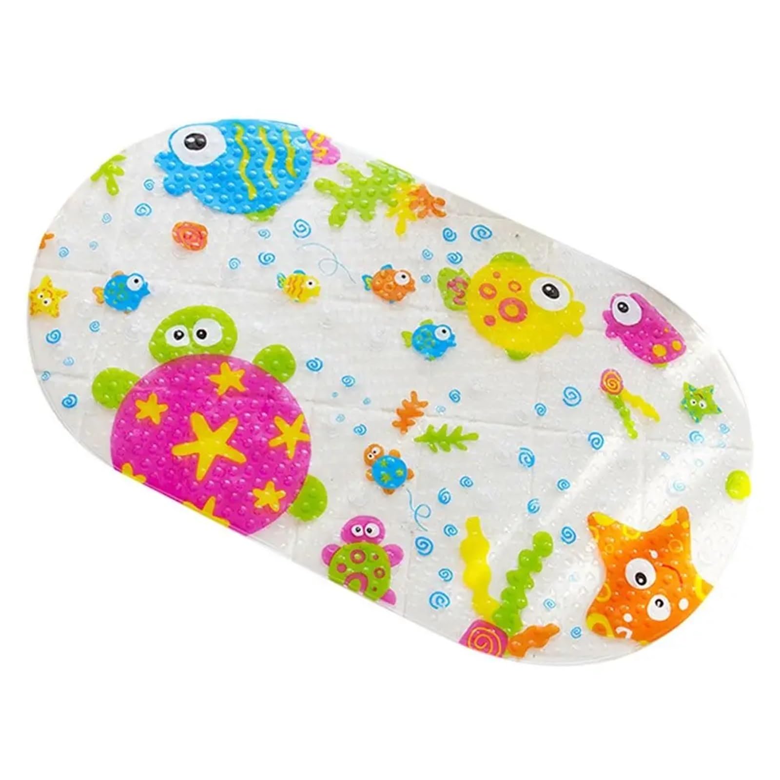 Alfombrilla De BañO Almohadilla de Masaje Antideslizante Suave, Alfombrillas de PVC for bañera, Alfombra de baño, Alfombrilla de Ducha, Alfombrilla de baño para Divertida(C)