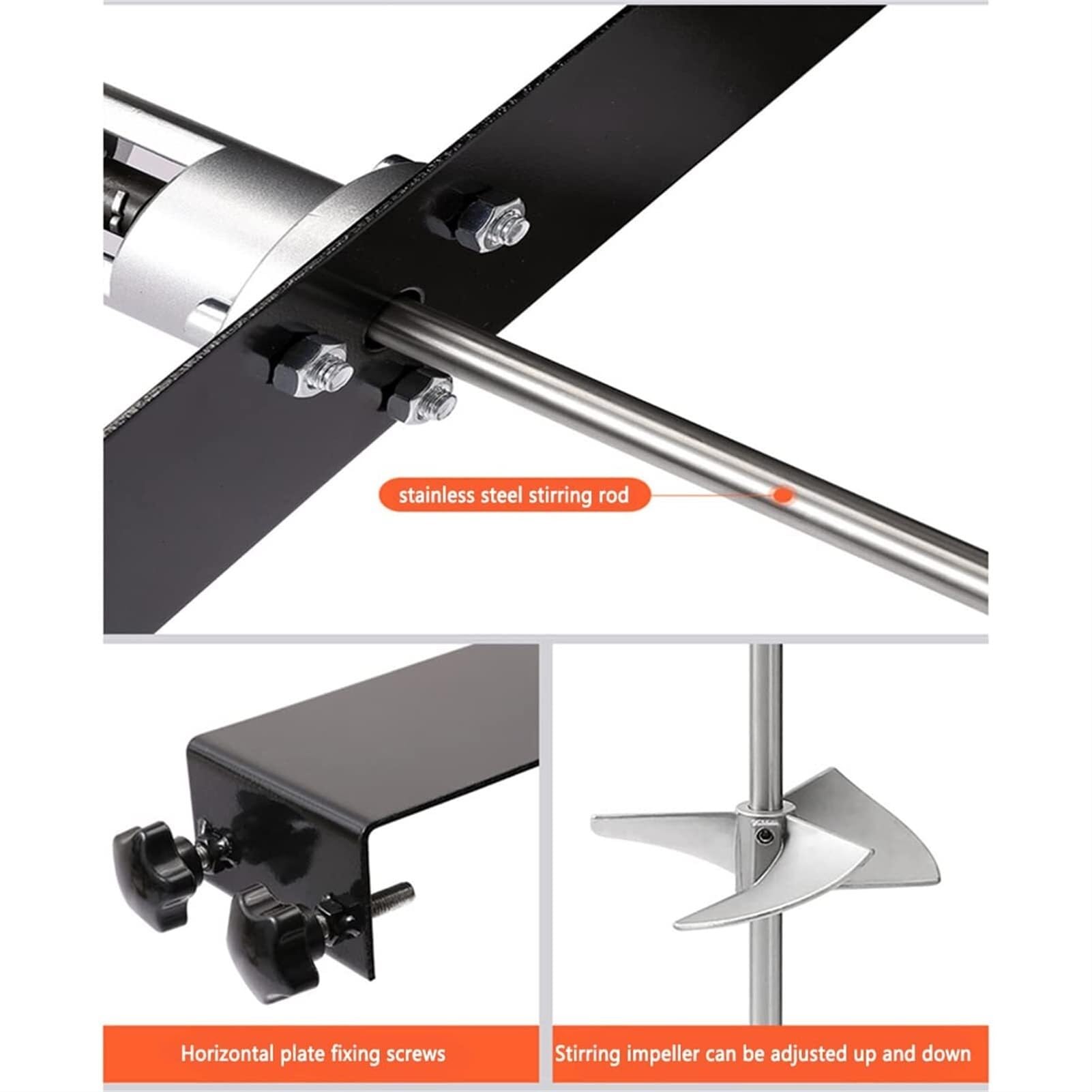 Mezcladora neumática de Pintura con Barril para agitar Tinta, mezcladora neumática de Pintura, Herramienta automática de Acero Inoxidable para Mezclar Pintura y recubrimientos.