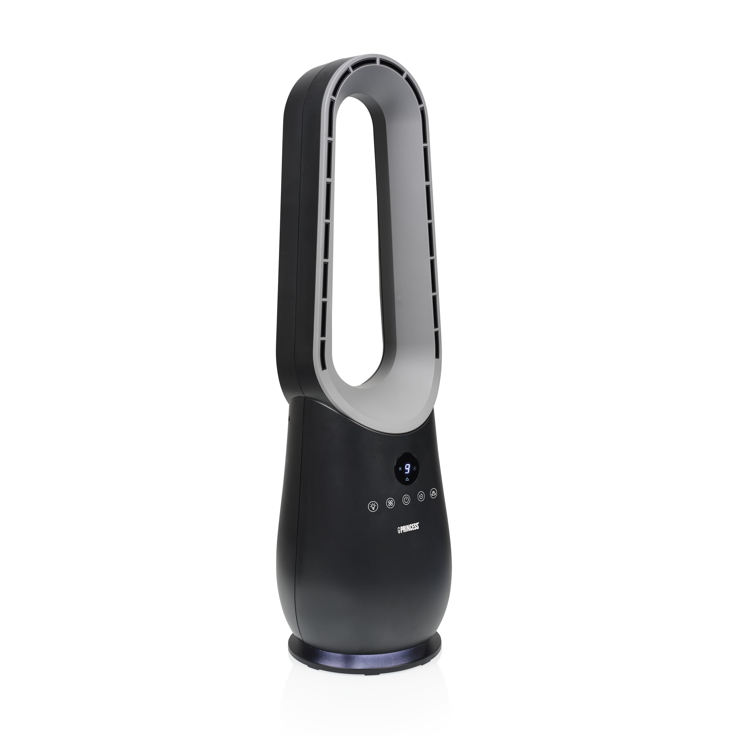 Princess Ventilator ohne Blätter – 70 W – Stimmungslicht – Niedriger Verbrauch – 75°-Oszillation – 3 Geschwindigkeiten – 351590