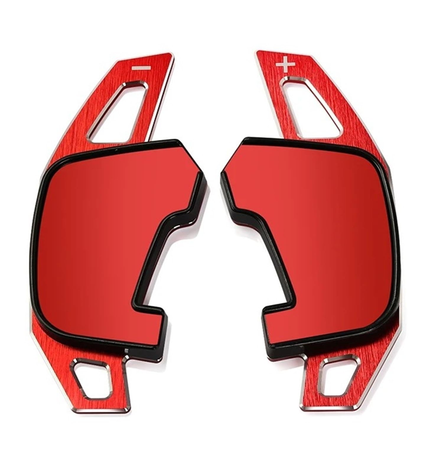 Xxiucj Car Paddle Shifter Extensions for VW for Golf for GTI for GTD for GTE for MK7 for Polo for Scirocco for Tiguan for Passat Car Wheel Shift Paddle Shifter(for Type C Red)