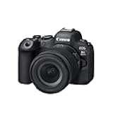 EOS R6 Mark II Mirrorless Camera RF24-105mm F4-7.1 is STM Lens Kit, Full-Frame Hybrid Camera, 24.2 Megapixel CMOS Sensor, Photo and Video Capabilities, Black