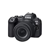 EOS R6 Mark II Mirrorless Camera RF24-105mm F4-7.1 is STM Lens Kit, Full-Frame Hybrid Camera, 24.2 Megapixel CMOS Sensor, Photo and Video Capabilities, Black
