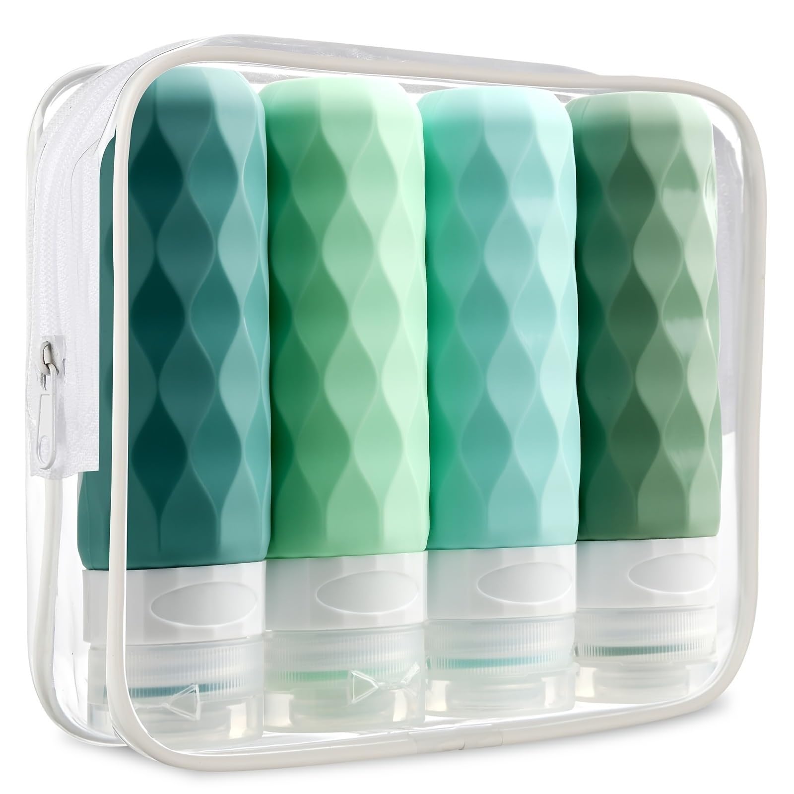 JFNKLFG Travel Bottles For Toiletries BPA Free Leak Proof Squeezable Size Containers Accessories Essentials for Travel